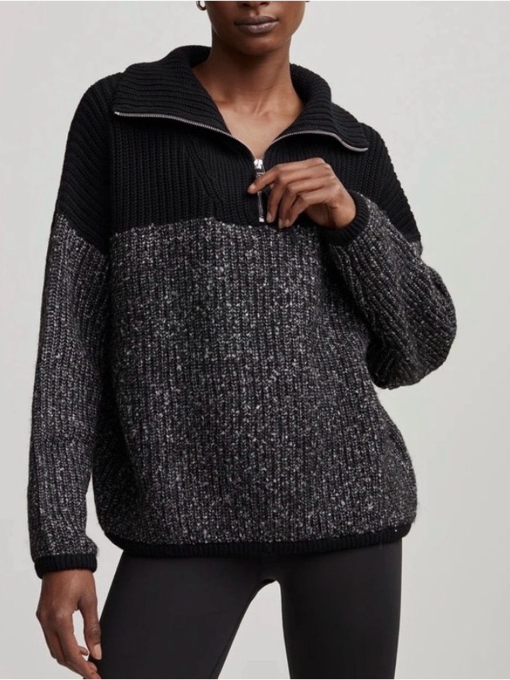 The Varley Willard Half Zip Knit 2.0 in